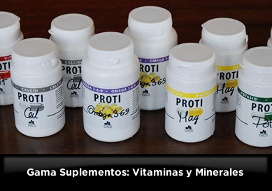 Gama Suplementos: Vitaminas y Minerales